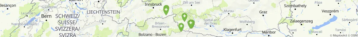 Kartenansicht für Apotheken-Notdienste in der Nähe von Außervillgraten (Lienz, Tirol)